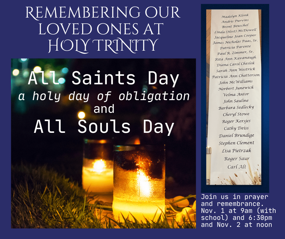 remembering our loved ones at holy trinity