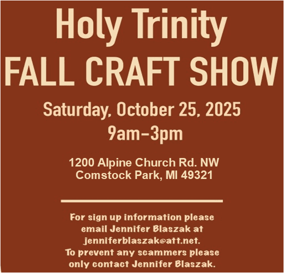 Holy Trinity Craft Show 2025